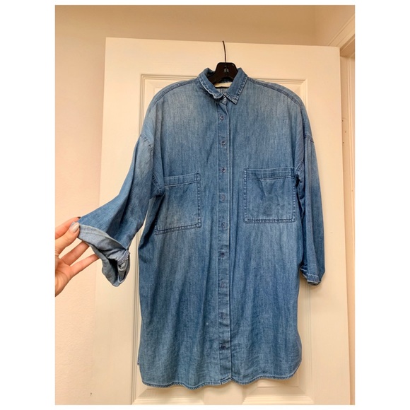 Zara - Jean top - Picture 1 of 5